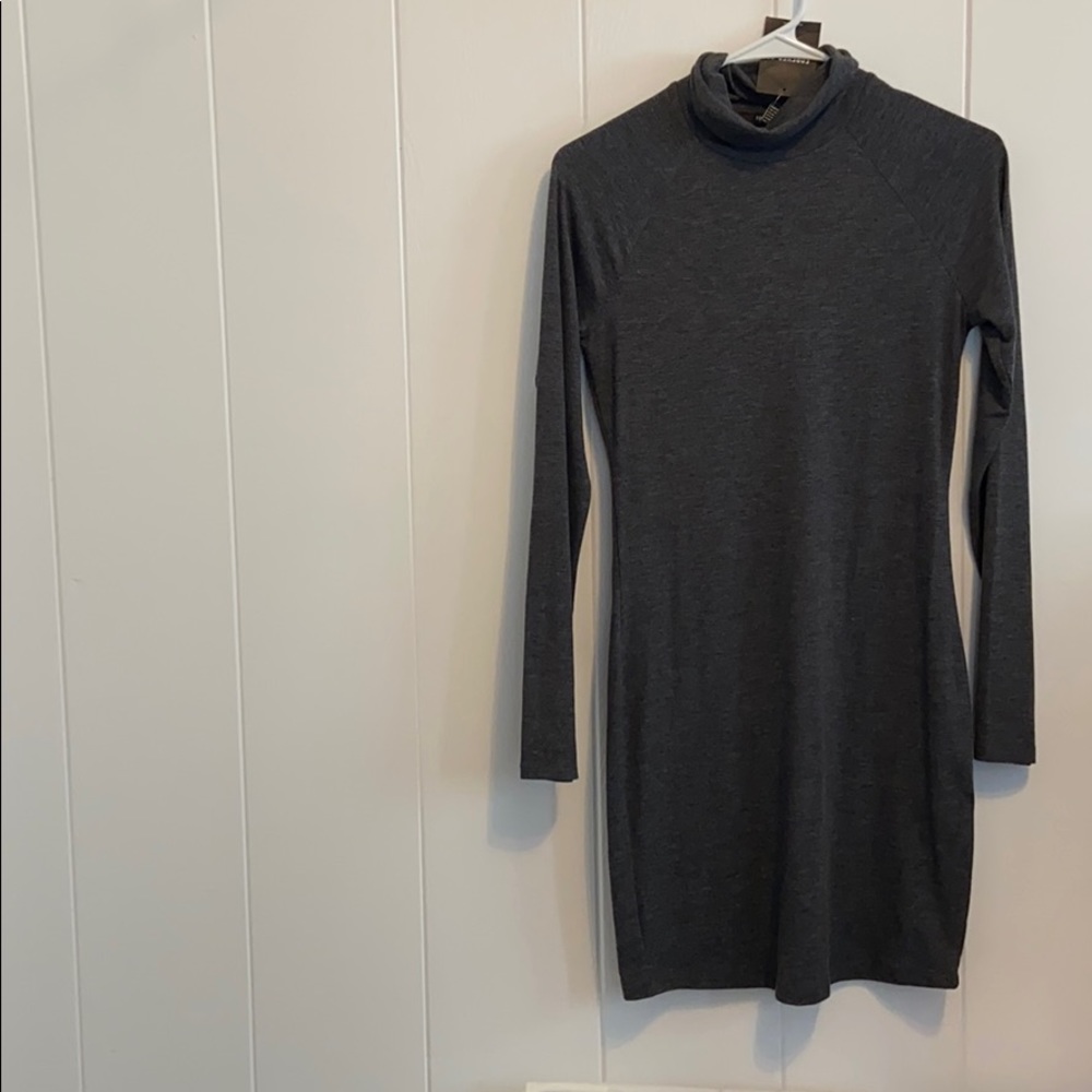 Tight turtle neck dress!